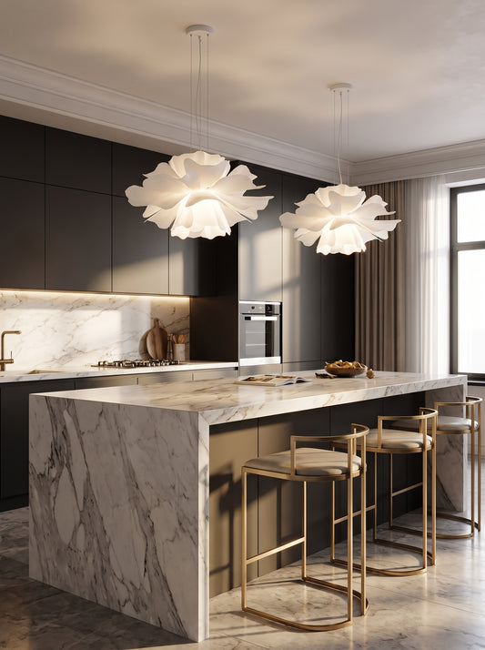 Fiora — Acrylic Petal LED Chandelier