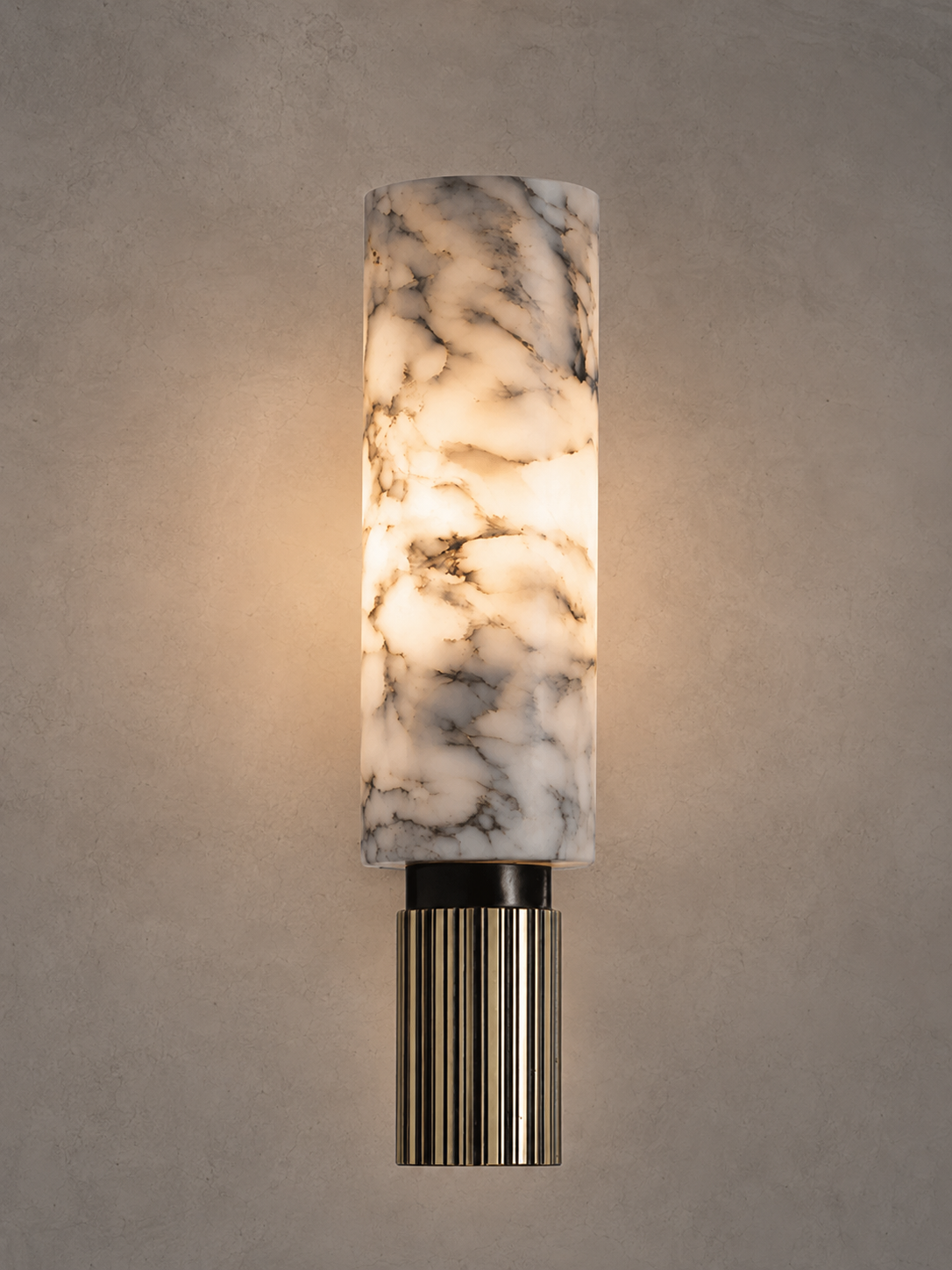 Carrara — Natural Marble Wall Sconce