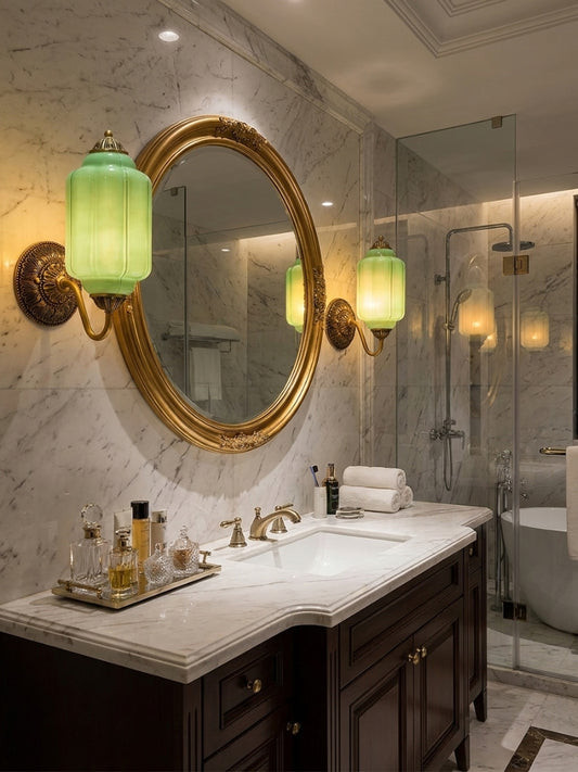 Verdi — Retro Stained Glass Wall Sconce