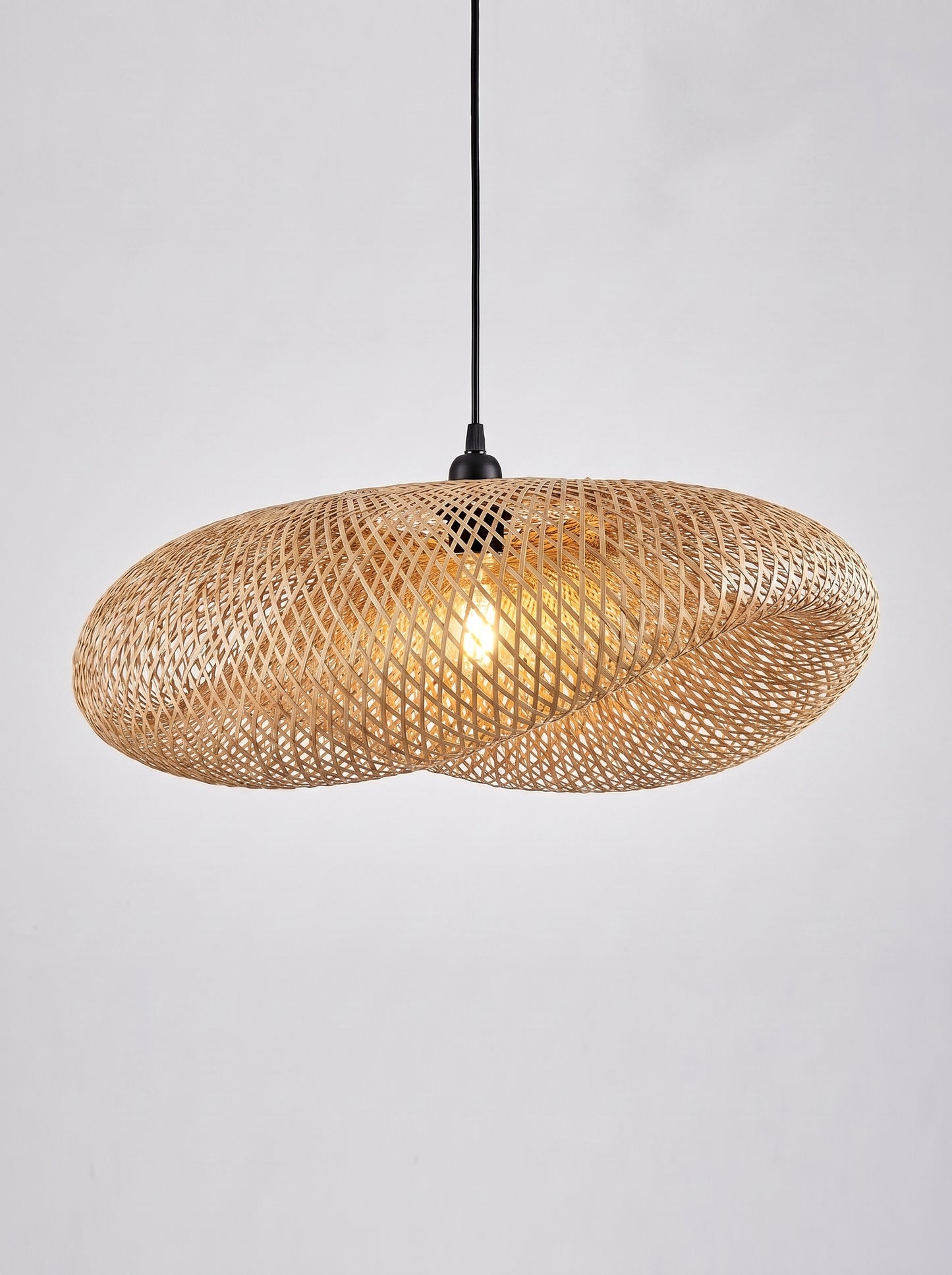 Maru — Handwoven Bamboo Pendant Light