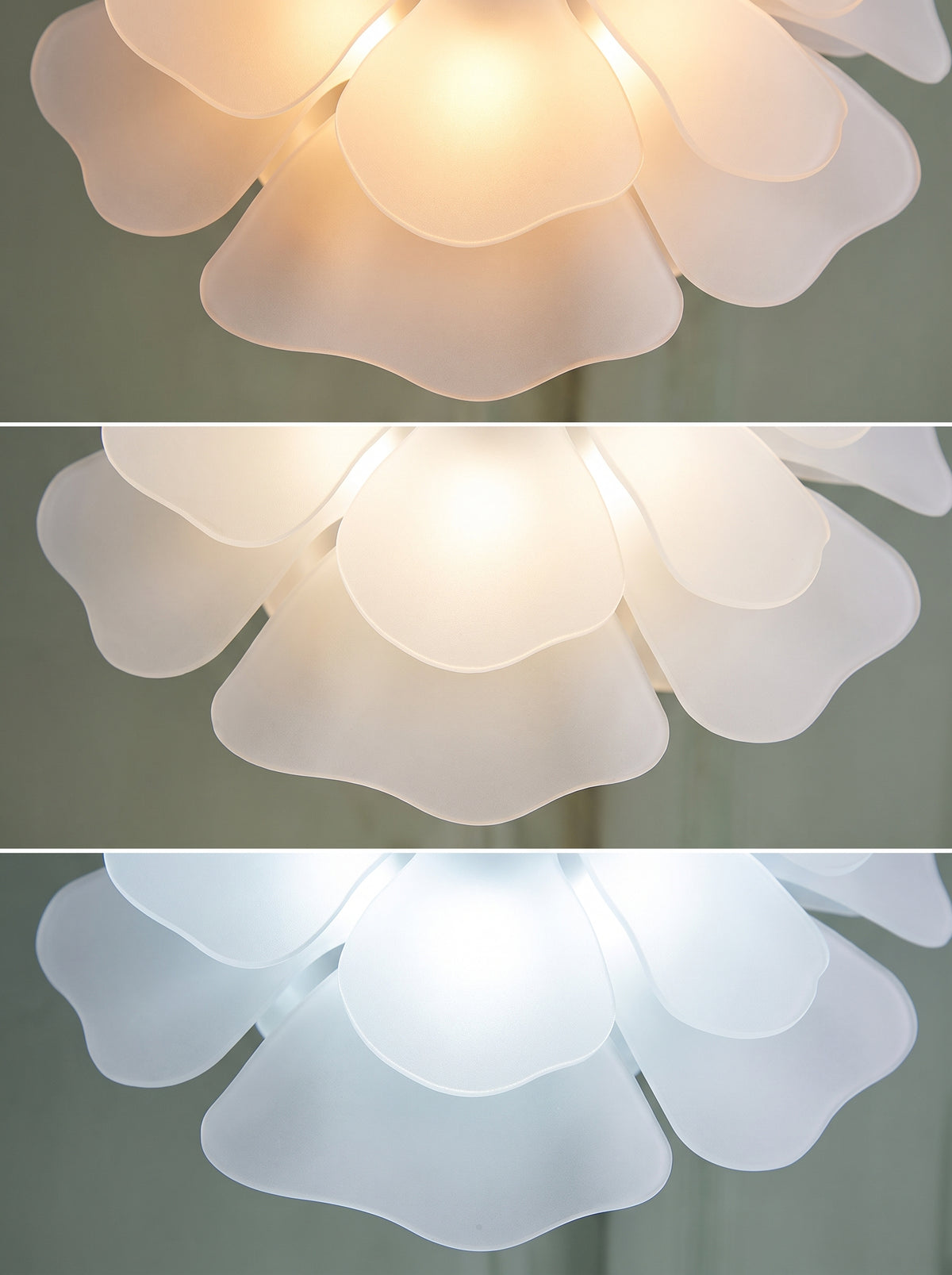 Fiora — Acrylic Petal LED Chandelier
