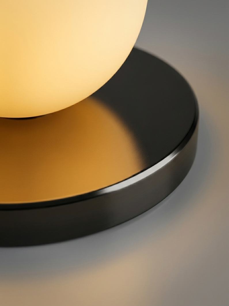 Sasso — Stacked Opal Glass Floor Lamp