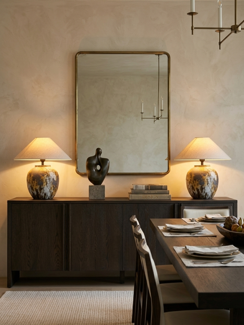 Terra — Wabi-Sabi Glazed Ceramic Table Lamp