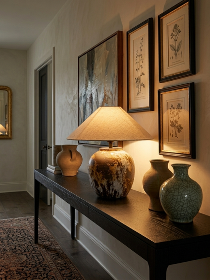 Terra — Wabi-Sabi Glazed Ceramic Table Lamp