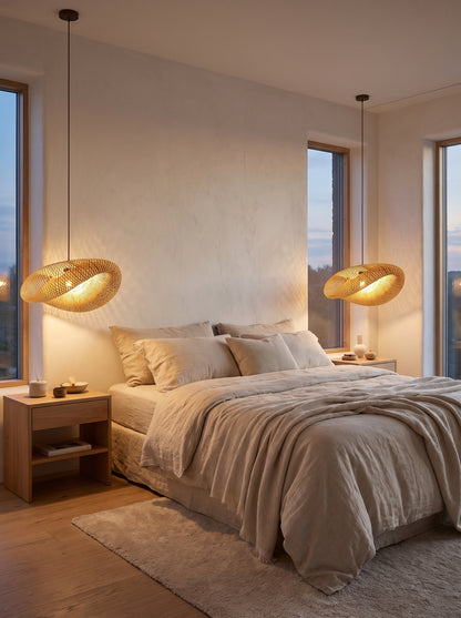 Maru — Handwoven Bamboo Pendant Light