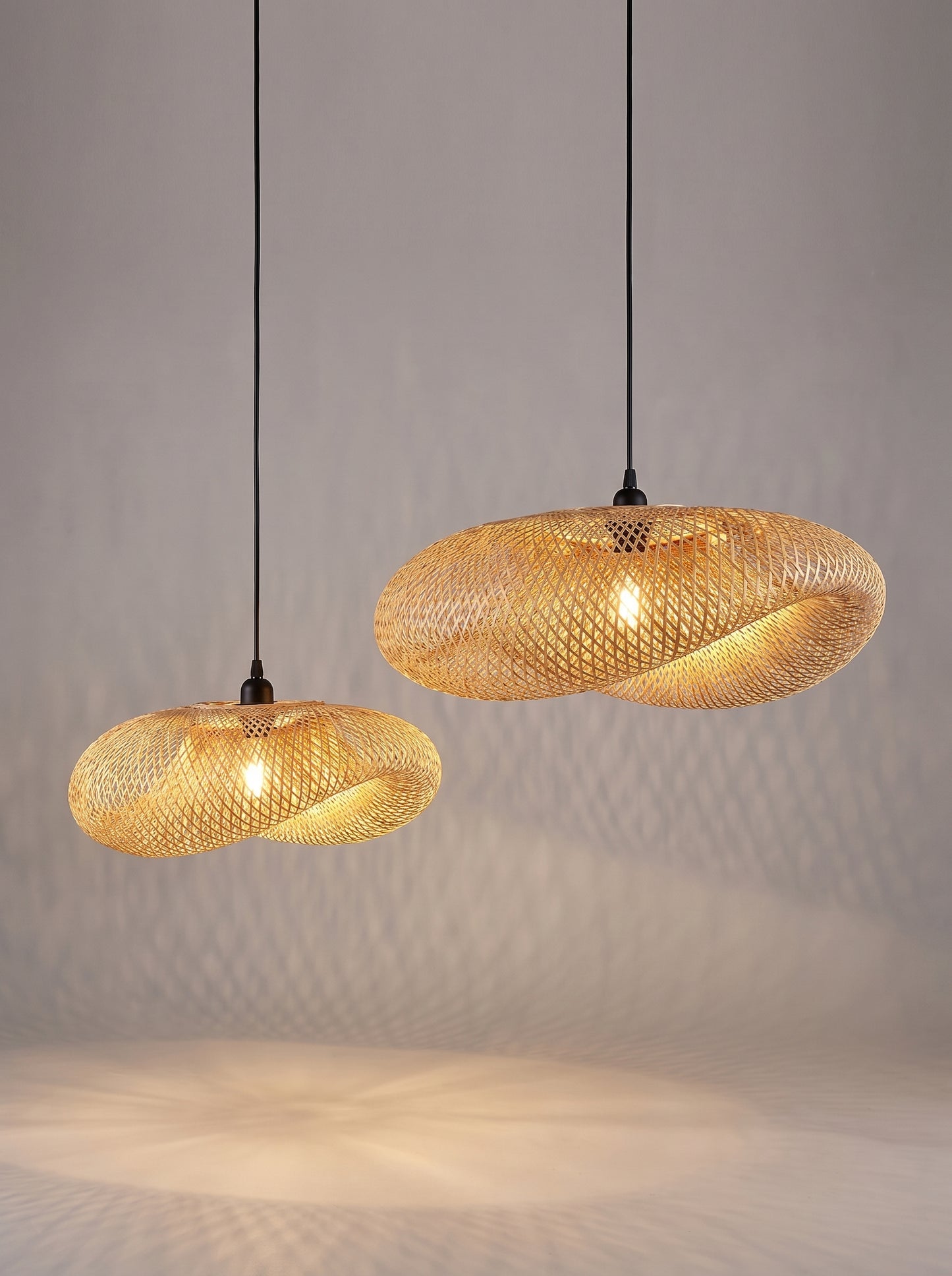 Maru — Handwoven Bamboo Pendant Light