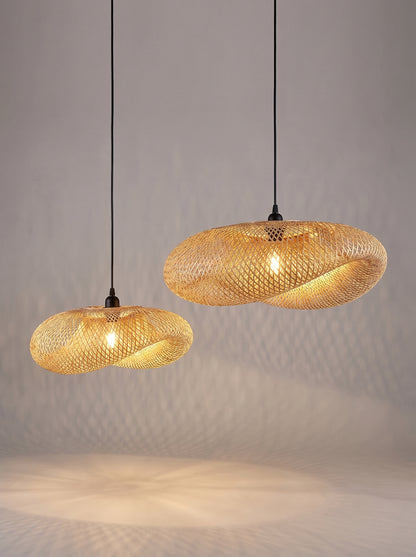 Maru — Handwoven Bamboo Pendant Light