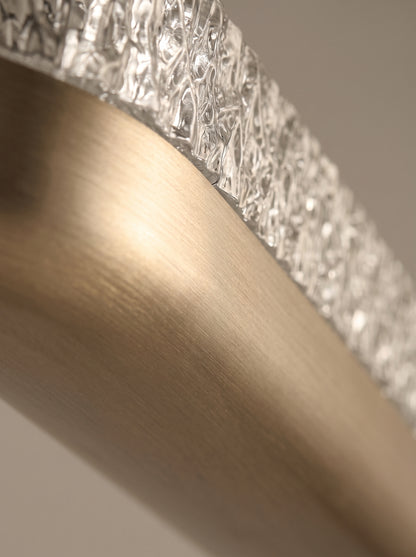 Lira — Linear Champagne LED Chandelier