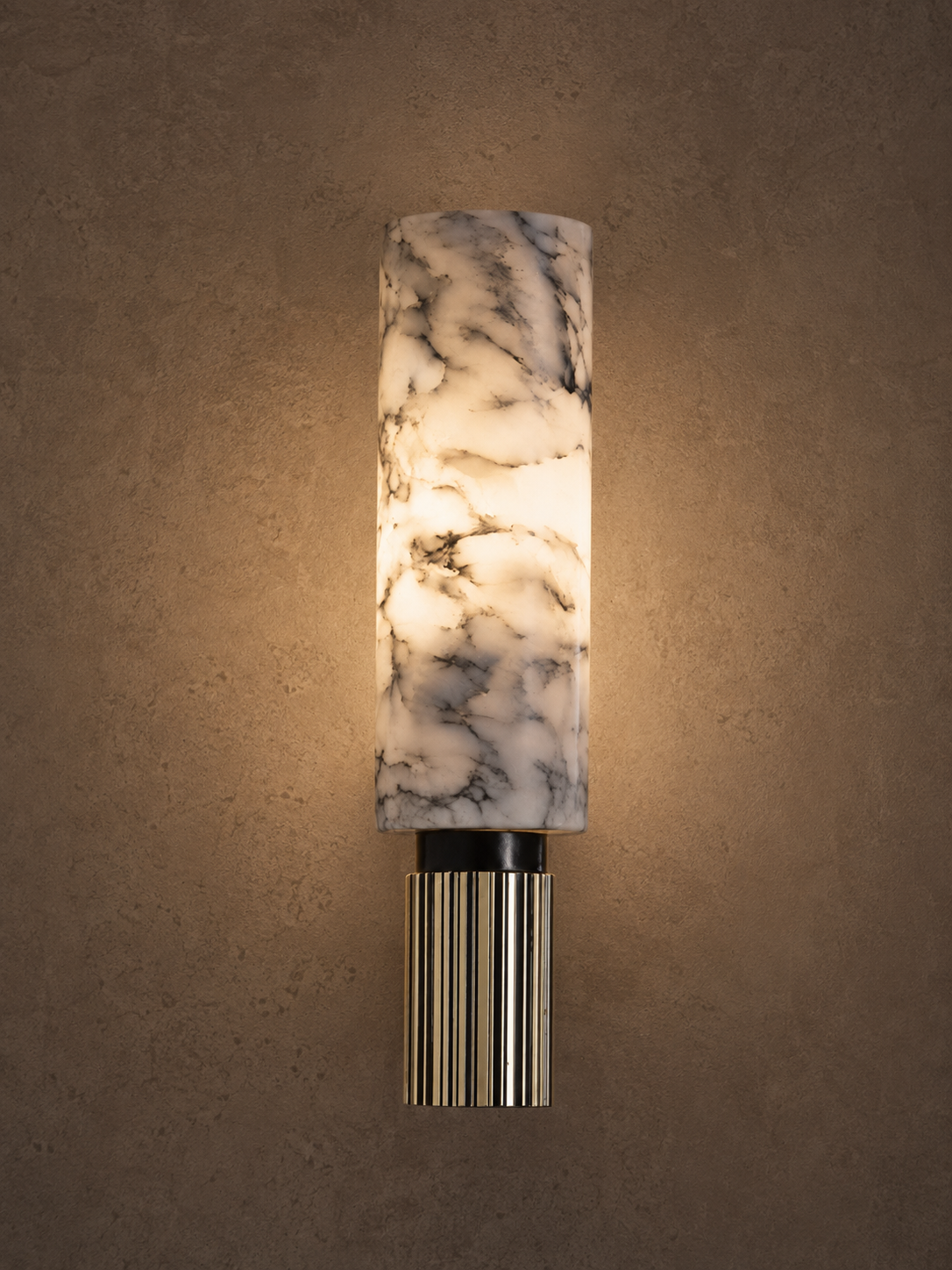 Carrara — Natural Marble Wall Sconce