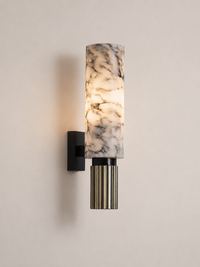 Carrara — Natural Marble Wall Sconce