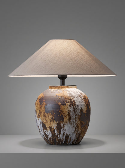Terra — Wabi-Sabi Glazed Ceramic Table Lamp