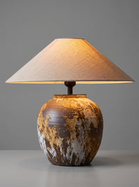 Terra — Wabi-Sabi Glazed Ceramic Table Lamp