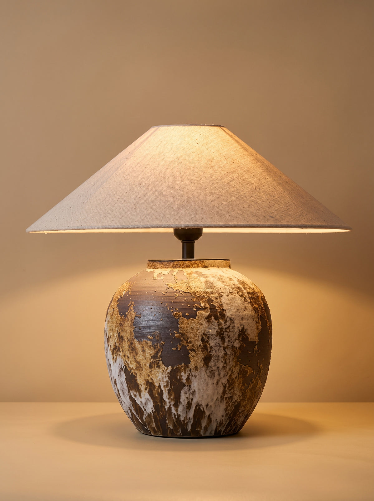 Terra — Wabi-Sabi Glazed Ceramic Table Lamp