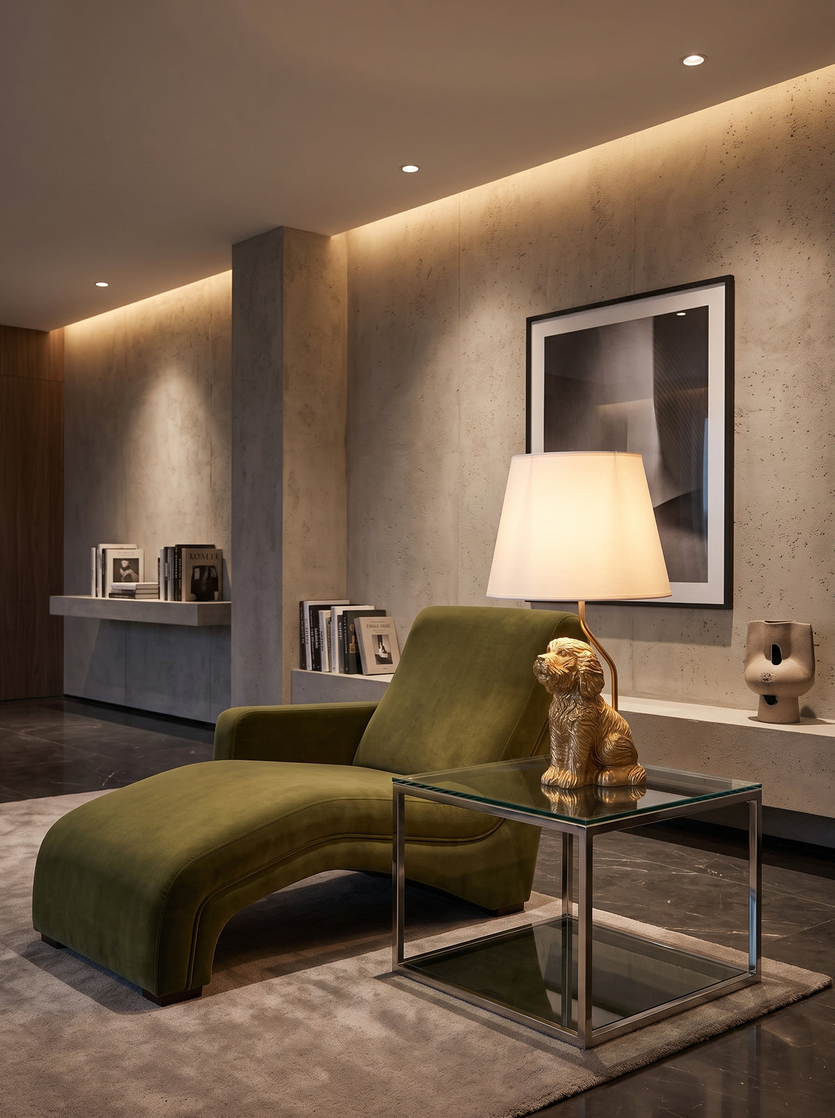 Otto — Sculptural Dog Table Lamp