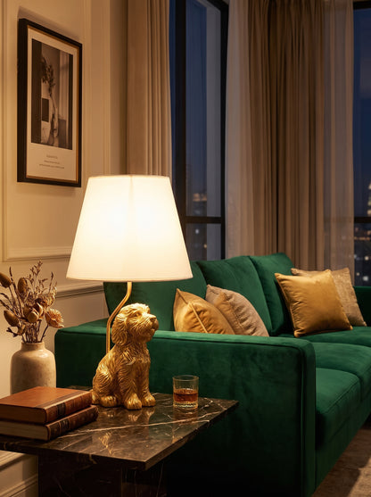 Otto — Sculptural Dog Table Lamp