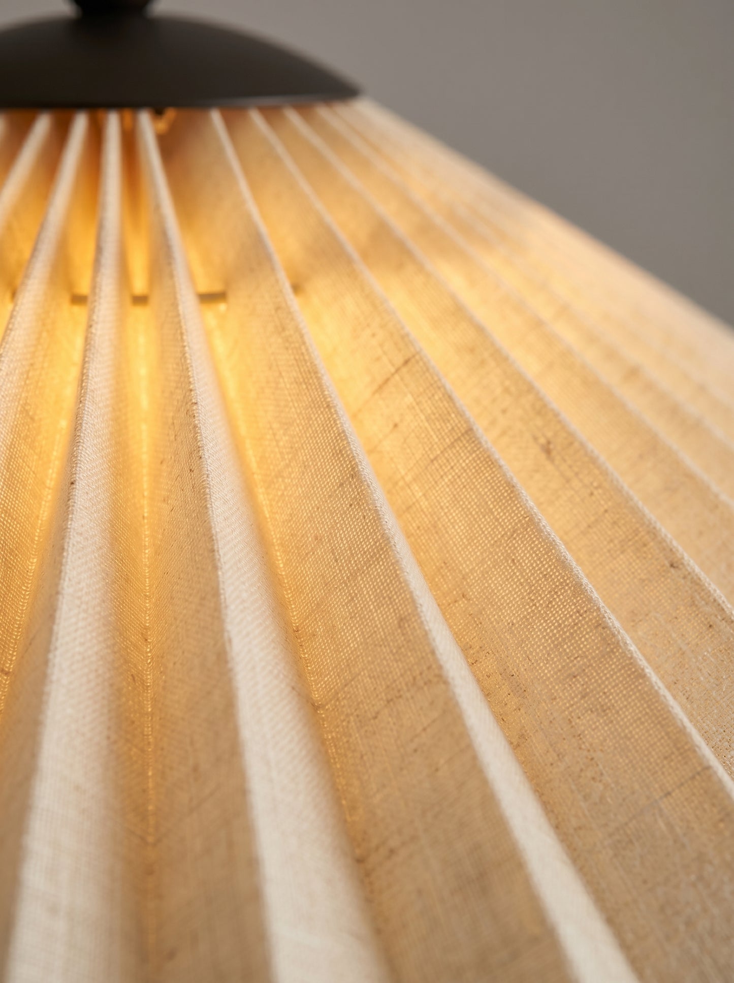 Dune — Pleated Fabric Floor Lamp