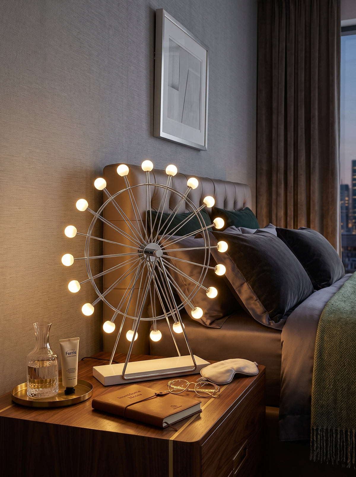 Giro — Ferris Wheel Globe Modern Table Lamp