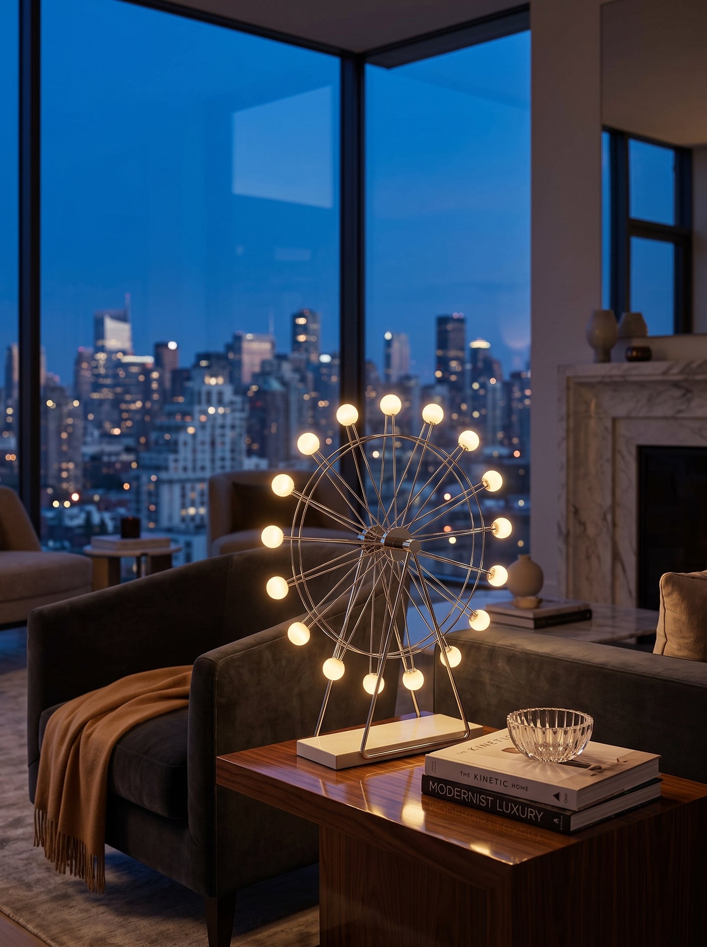 Giro — Ferris Wheel Globe Modern Table Lamp