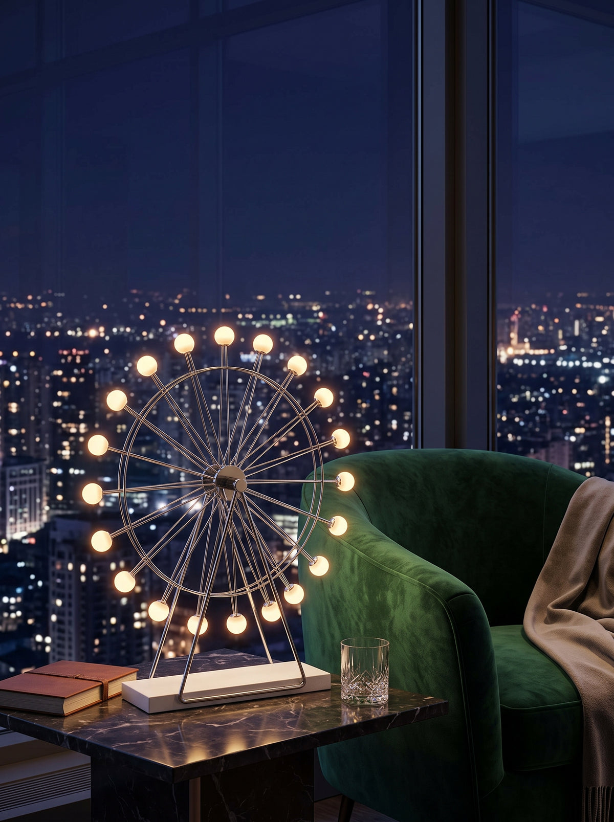 Giro — Ferris Wheel Globe Modern Table Lamp