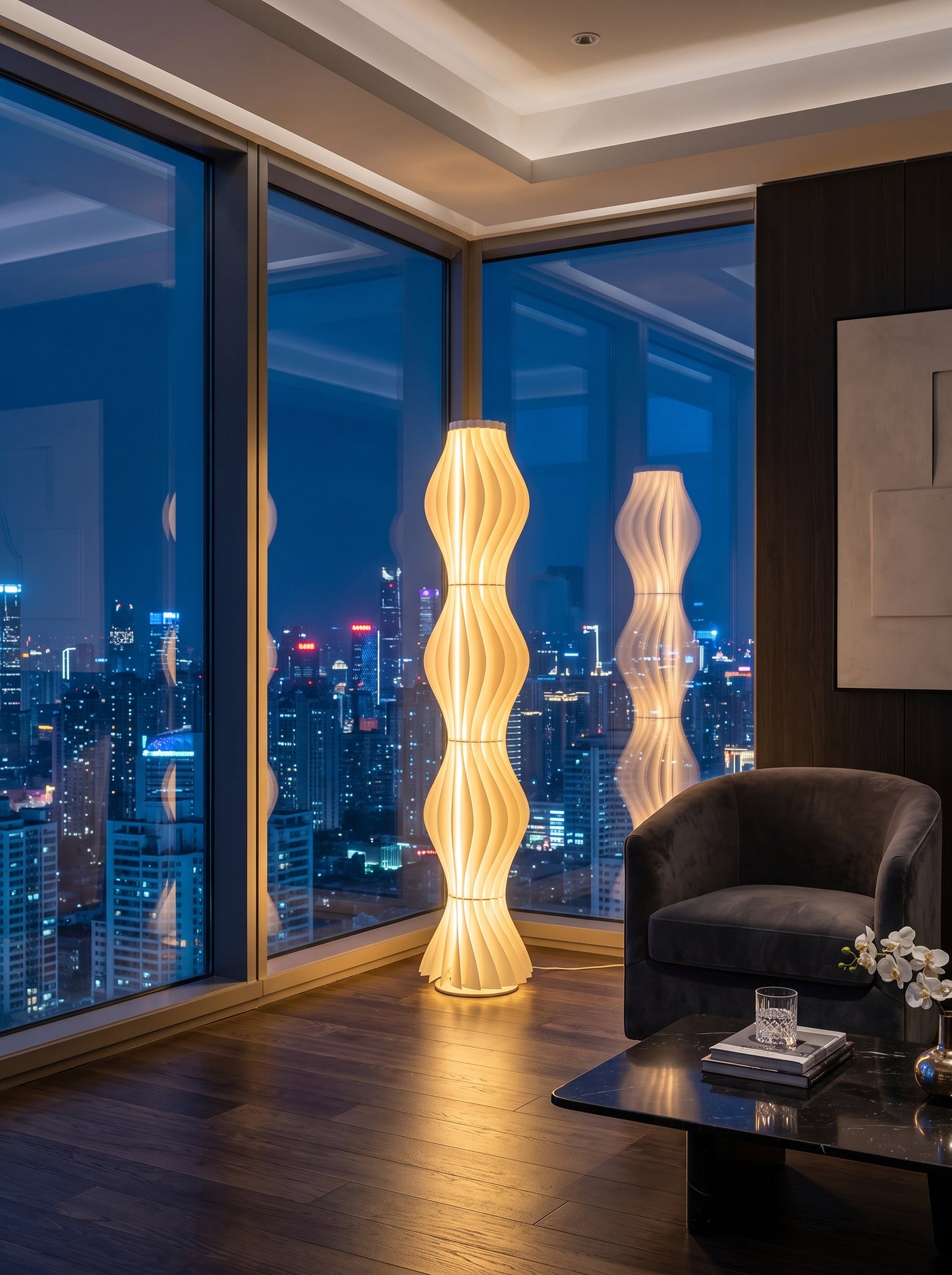 Alba — Tall Dimmable LED Floor Lamp