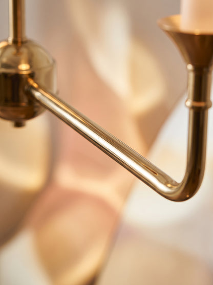 Enzo — Industrial Gold Two-Bulb Pendant
