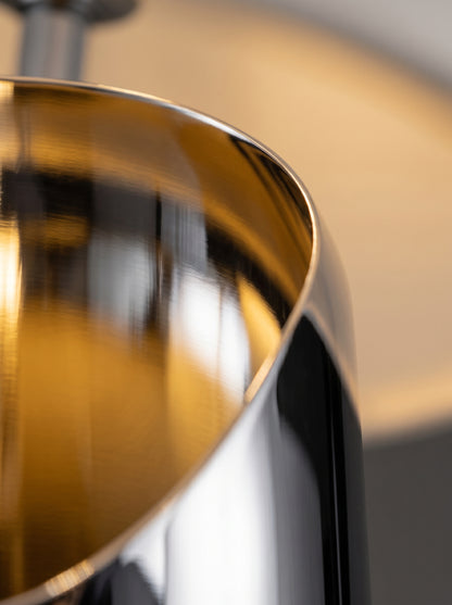 Ravello — Modern Bamboo Hat Stainless Steel Table Lamp