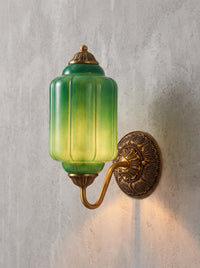 Verdi — Retro Stained Glass Wall Sconce