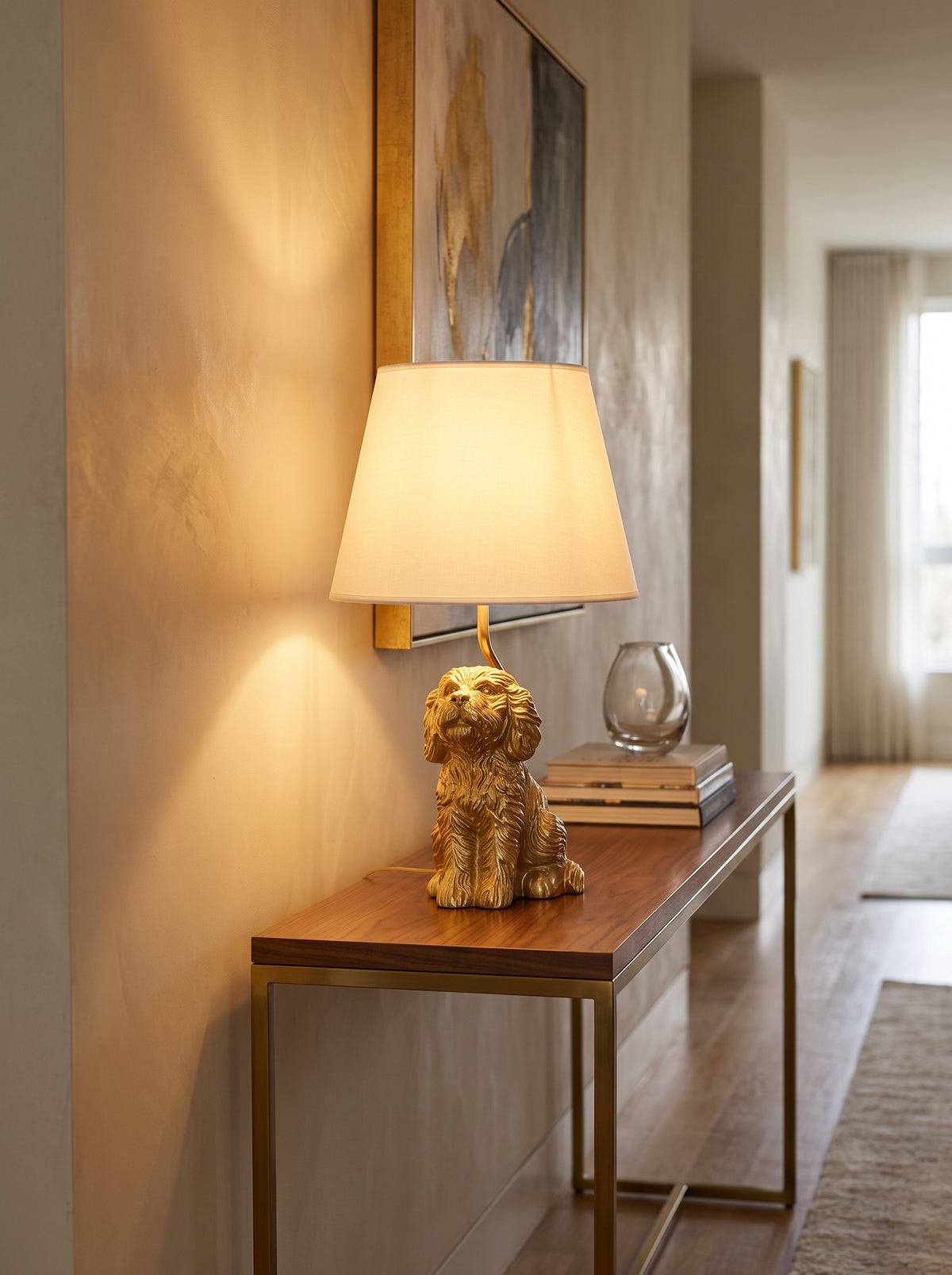Otto — Sculptural Dog Table Lamp