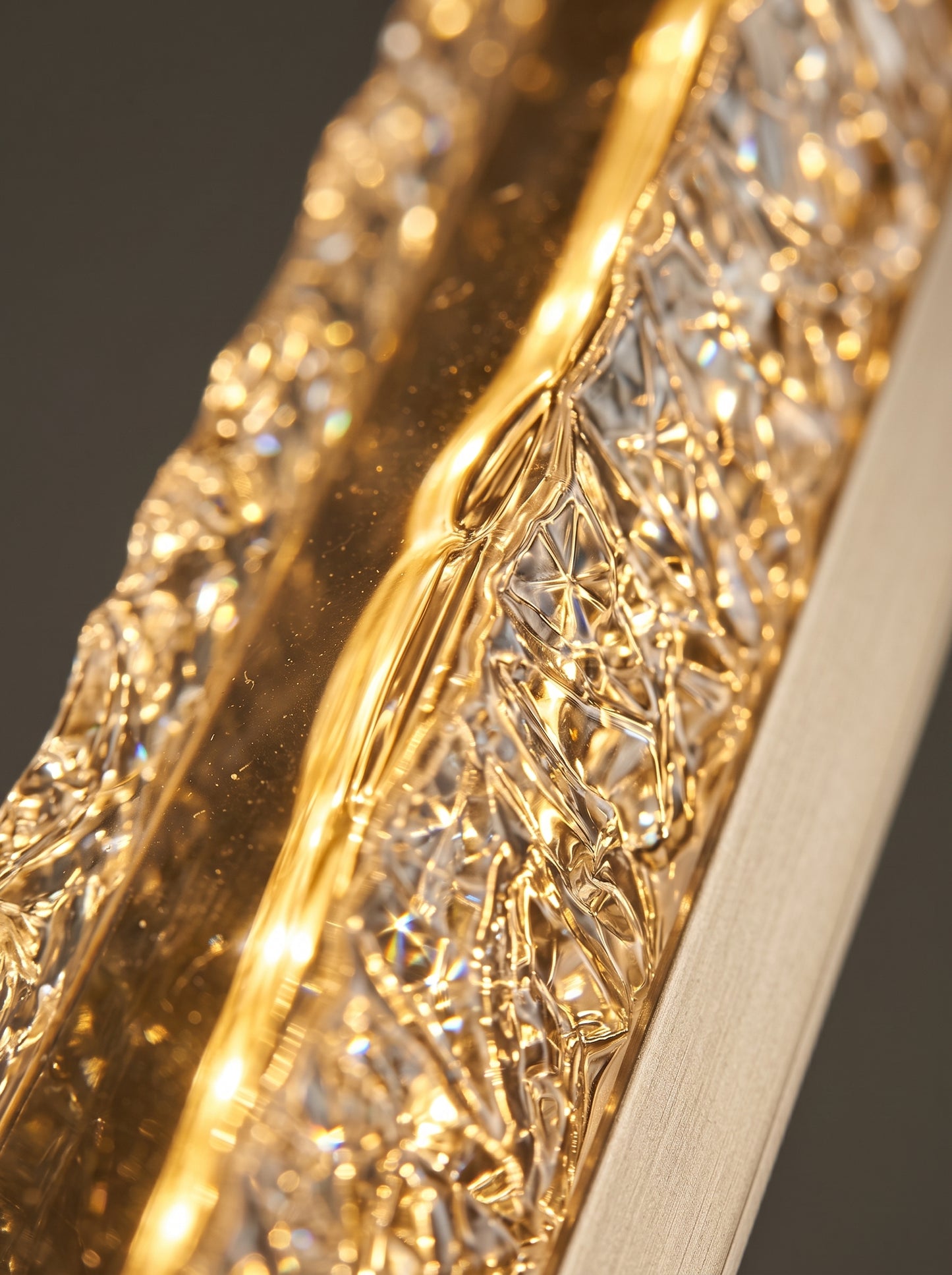Lira — Linear Champagne LED Chandelier
