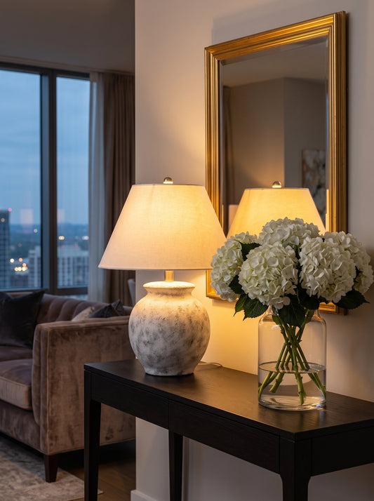 Celeste — European Glass Bedside Lamp