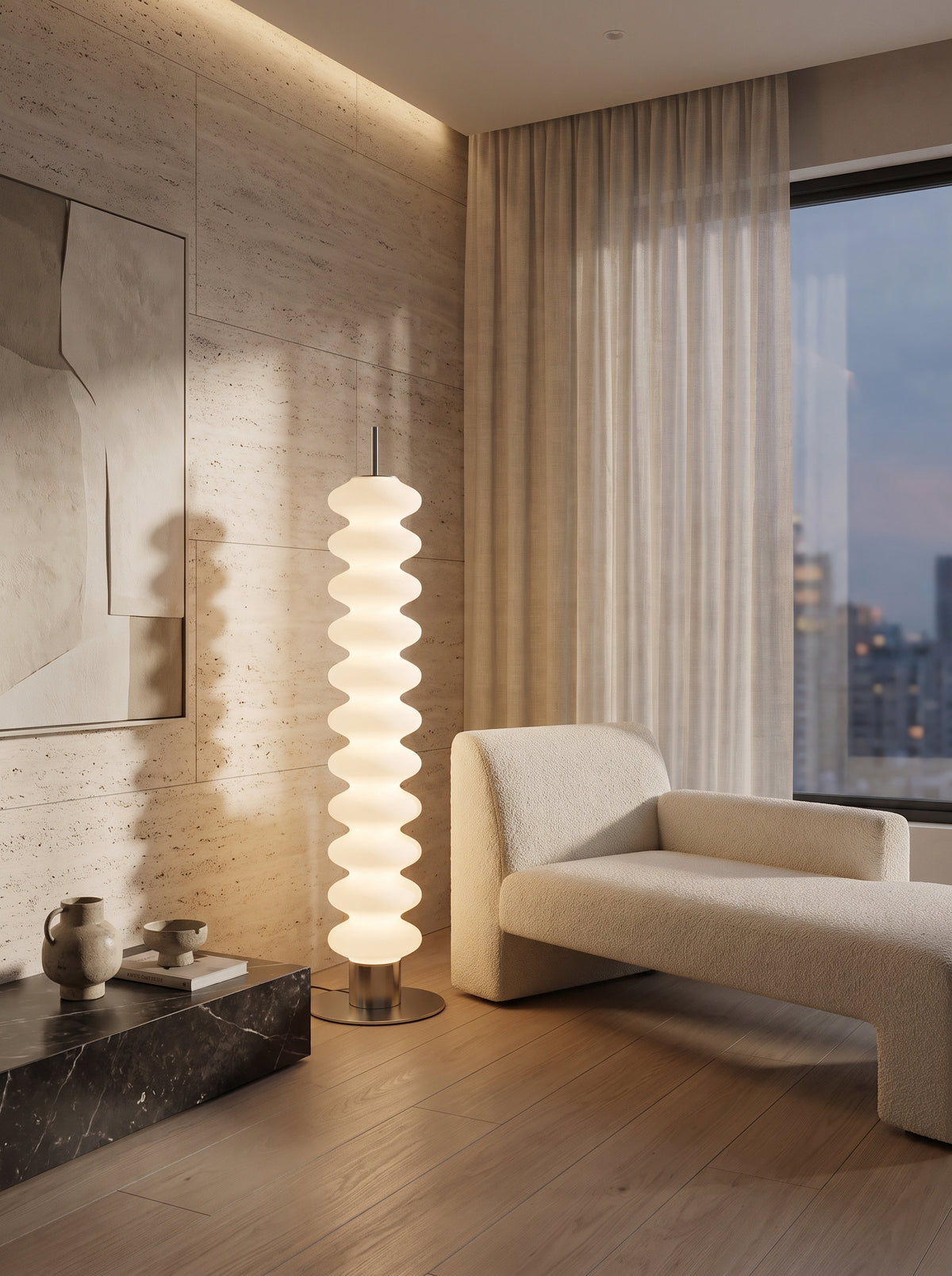 Orbis — Acrylic Globe Designer Floor Lamp