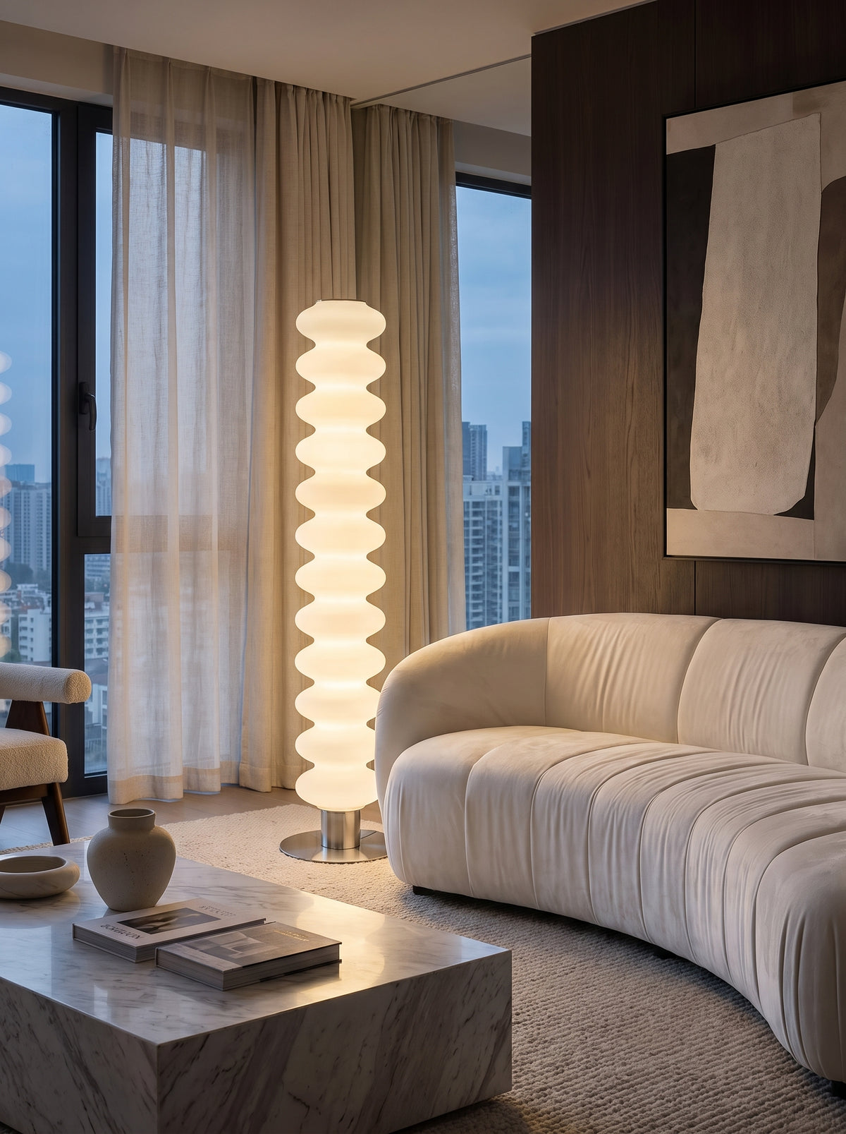 Orbis — Acrylic Globe Designer Floor Lamp