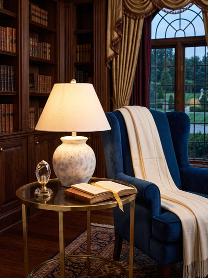 Celeste — European Glass Bedside Lamp
