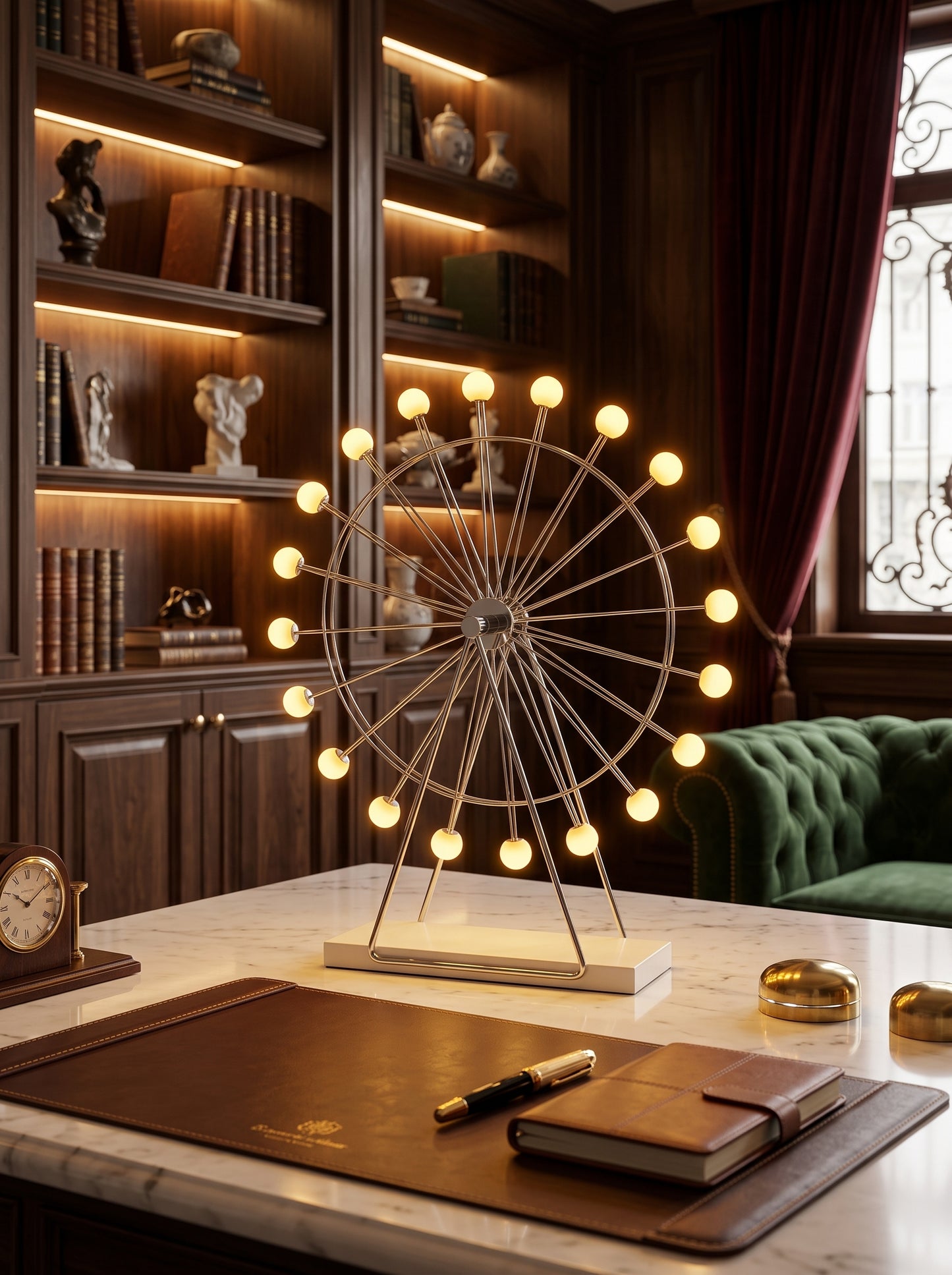 Giro — Ferris Wheel Globe Modern Table Lamp