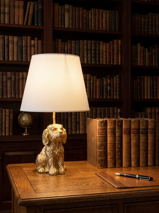 Otto — Sculptural Dog Table Lamp