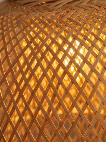 Maru — Handwoven Bamboo Pendant Light