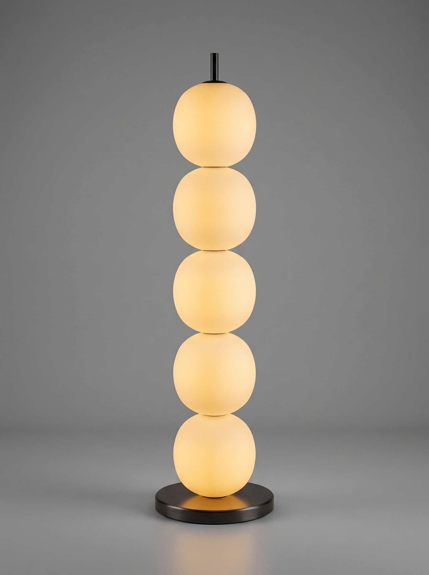 Sasso — Stacked Opal Glass Floor Lamp