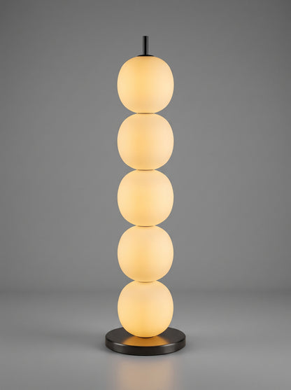 Sasso — Stacked Opal Glass Floor Lamp