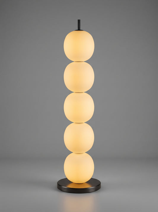 Sasso — Stacked Opal Glass Floor Lamp