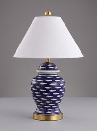 Amalfi — Vintage European Ceramic Urn Table Lamp