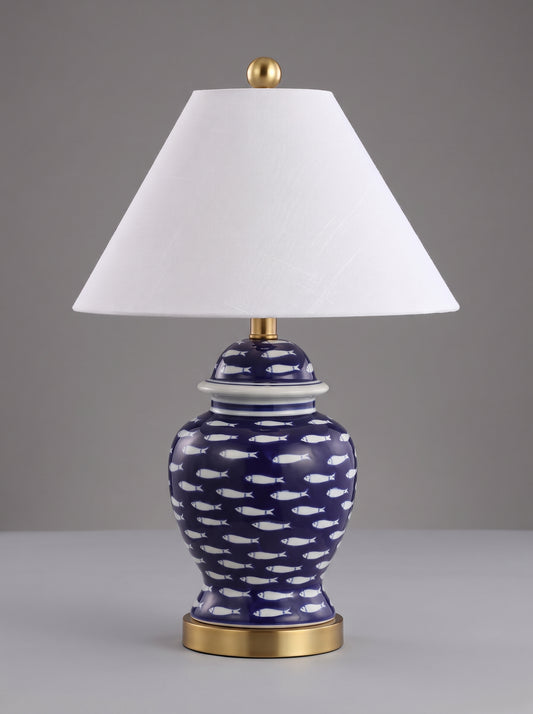 Amalfi — Vintage European Ceramic Urn Table Lamp