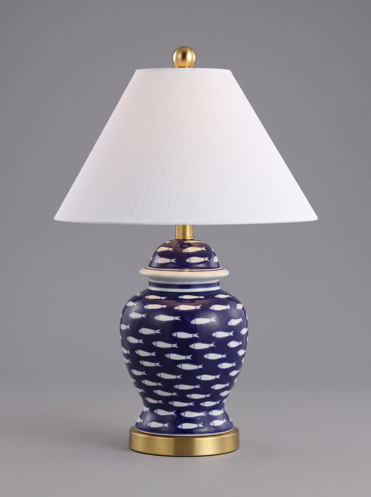 Amalfi — Vintage European Ceramic Urn Table Lamp