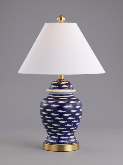 Amalfi — Vintage European Ceramic Urn Table Lamp