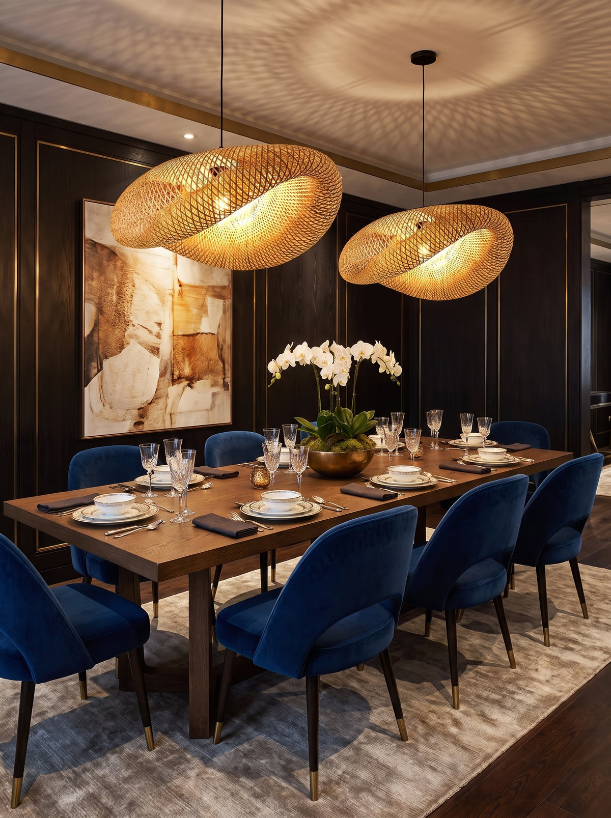Maru — Handwoven Bamboo Pendant Light
