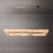 The Aria Marble LED Chandelier, Dimmable Ceiling Light for Living and Dining Rooms