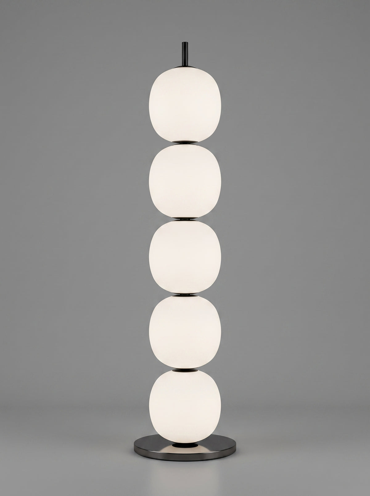 Sasso — Stacked Opal Glass Floor Lamp