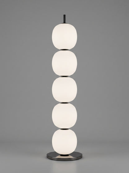 Sasso — Stacked Opal Glass Floor Lamp