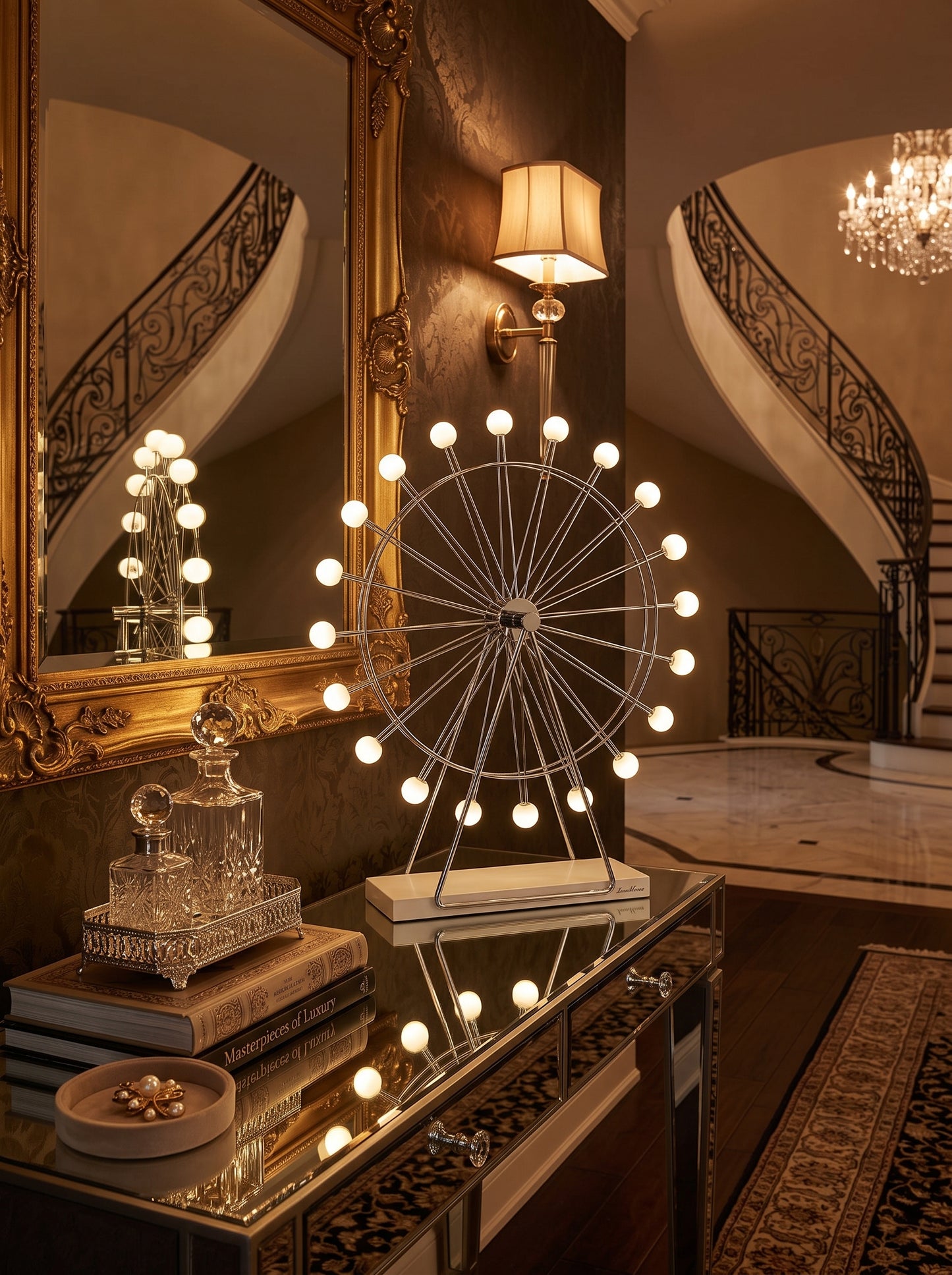 Giro — Ferris Wheel Globe Modern Table Lamp