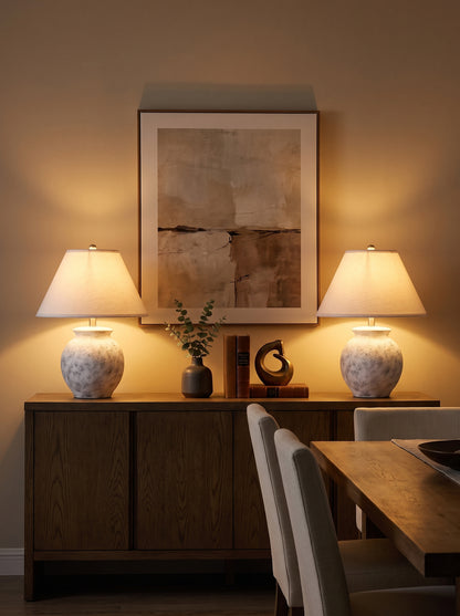 Celeste — European Glass Bedside Lamp