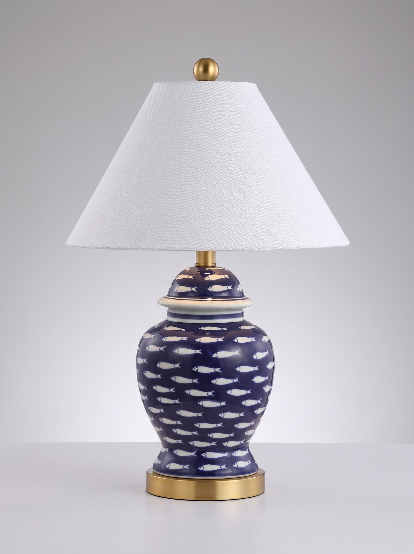 Amalfi — Vintage European Ceramic Urn Table Lamp